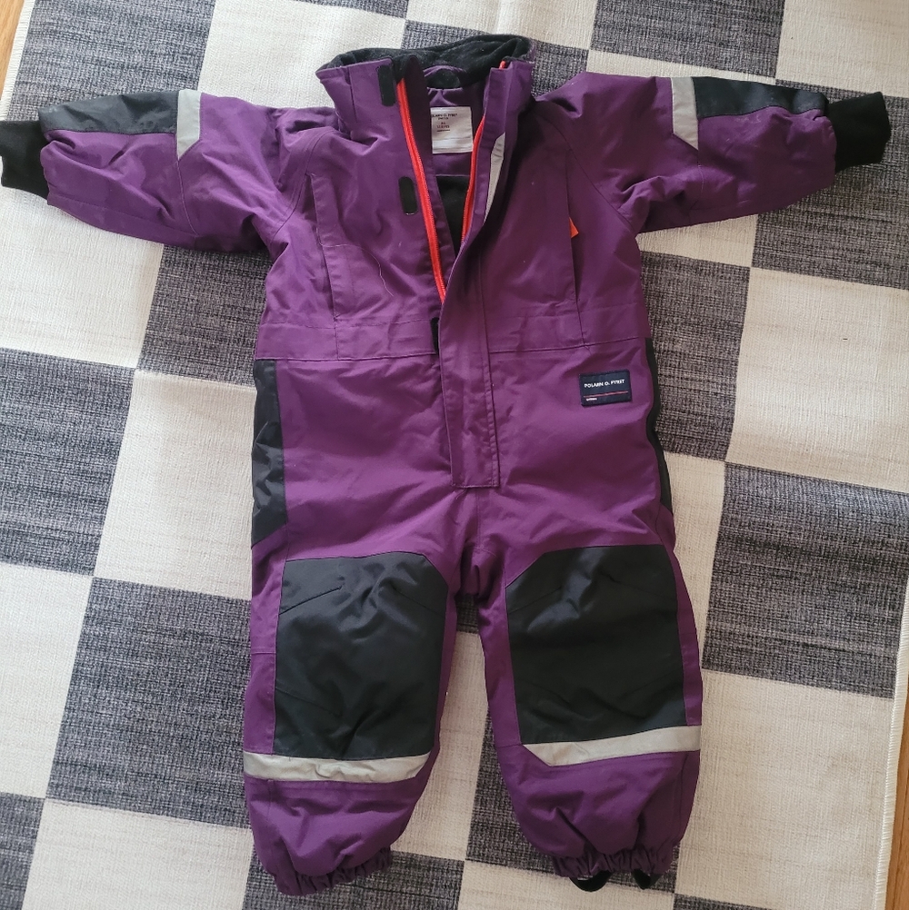 Polarn O. Pyret Waterproof Fleece-lined Snow Suit Fits 12M-3T